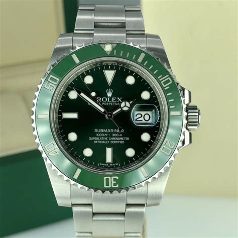 rolex hulk case size|Rolex Hulk submariner dial.